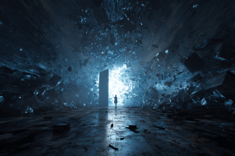 A stark emotional series exploring internal storms and the heaviness of words left behind.